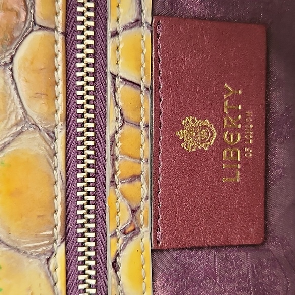 Liberty of London Croco Evening Clutch with Silver-tone Hardware - Picture 10 of 16